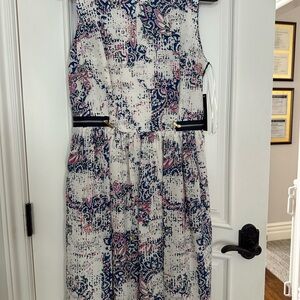 Multicolor Sleeveless Dress